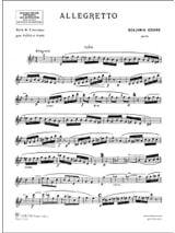 Allegretto - Benjamin Godard - Partition - Flûte traversière